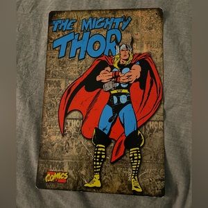 The Mighty Thor/ Comics / tin sign